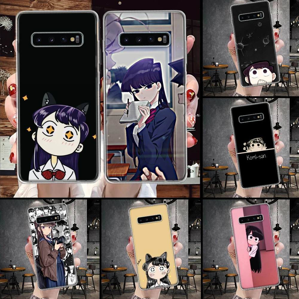 Komi Can't Communicate Phone Case For Samsung Galaxy S21 S20 FE S22 S23 S24 Ultra S10 Plus S9 + S8 S10E Soft Cover Shell Coque