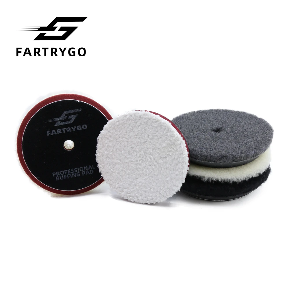Fartrygo 5Pcs/Set Wool Polishing Pads  5