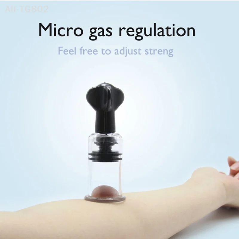 Vacuum Cupping Massage Suction Body Massager Cups for Nipple Care - Set of 5 Sizes for Gentle to Deep Tissue Stimulation view 6