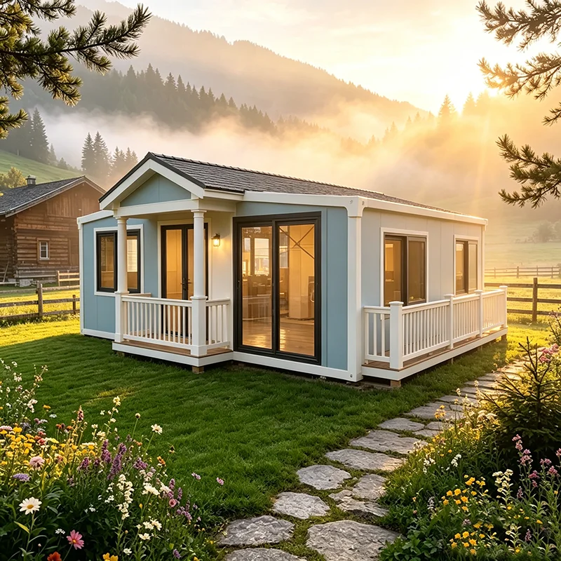 Factory Custom Steel Shipping Container House Villa Insulated for All Seasons Living