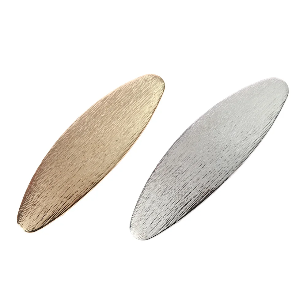 

2Pcs Hair Accessories Long Oval Clips Durable Spring Holders for Women Lightweight Stylish Barrettes Long Ellipse Hair Clip