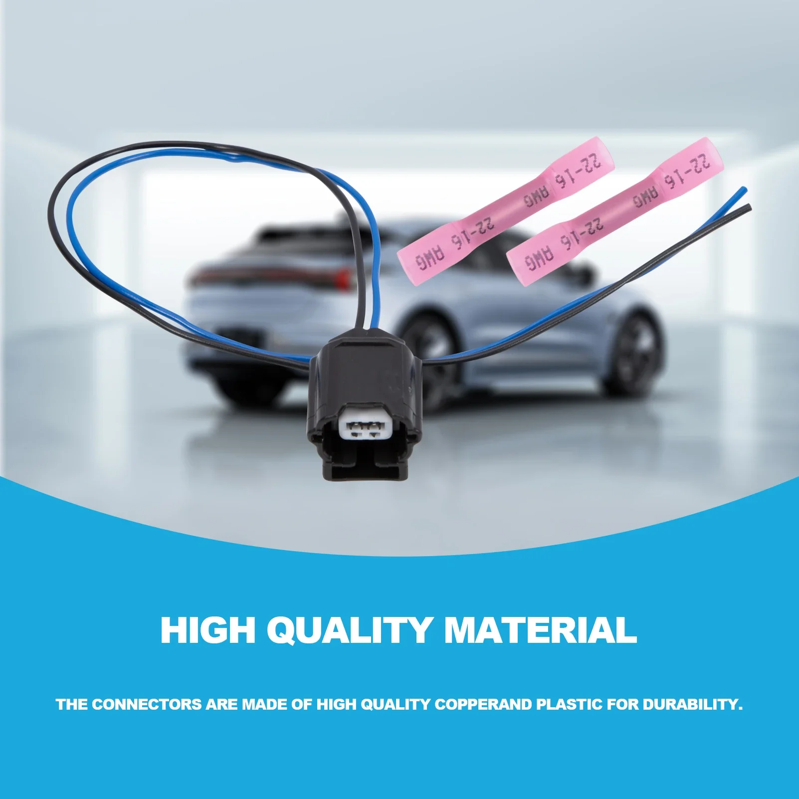 LED Registration Light Adapter Cable Connection 265108474R for Megane Laguna Kangoo Master Trafic Twingo 8200480127 4416659