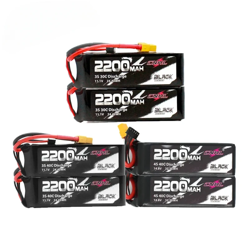 

2PCS 3S 11.1V Lipo Battery 2200mAh 30C 70C With XT60 Plug For RC Airplane Helicopter Quadcopter FPV Drone Car Racing Hobby