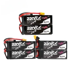 2PCS 3S 11.1V Lipo Battery 2200mAh 30C 70C With XT60 Plug For RC Airplane Helicopter Quadcopter FPV Drone Car Racing Hobby