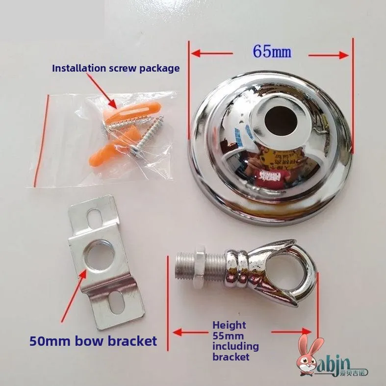 

Крюк для потолочного светильника, большой дверной крюк, держатель для лампы, декоративная потолочная монтажная пластина, фиксированная подвесная система для освещения
