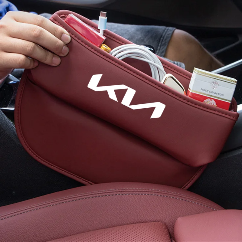 

Органайзер-держатель для телефона в автомобиль, карман-ящик для хранения в зазоре между сиденьями, для KIA RIO 2 3 4 5 Xline