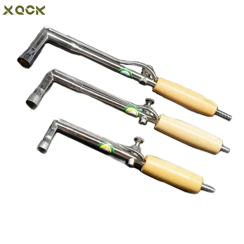 Adjustable Flame Gas Welding Torch with Wood Handle for Jewellery Soldering Portable Jewelry Tools