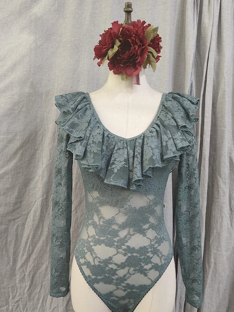 Vestido de Baile Maga, Mono de Innovation Flamenco, Manga Corta für Damen HHH11