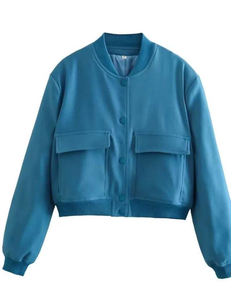 

Biker Jackets Womens Jacket Japanese Leather Plaid Notched Collar Cropped Vintage Professional Office Elegant Gentle Spring Dark