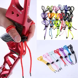Archery Fingerguard Bow Slings Adjustable for Prevent Recurve Bow Dropping Fingertab Guard Wristrope Protective Gear/Accessories