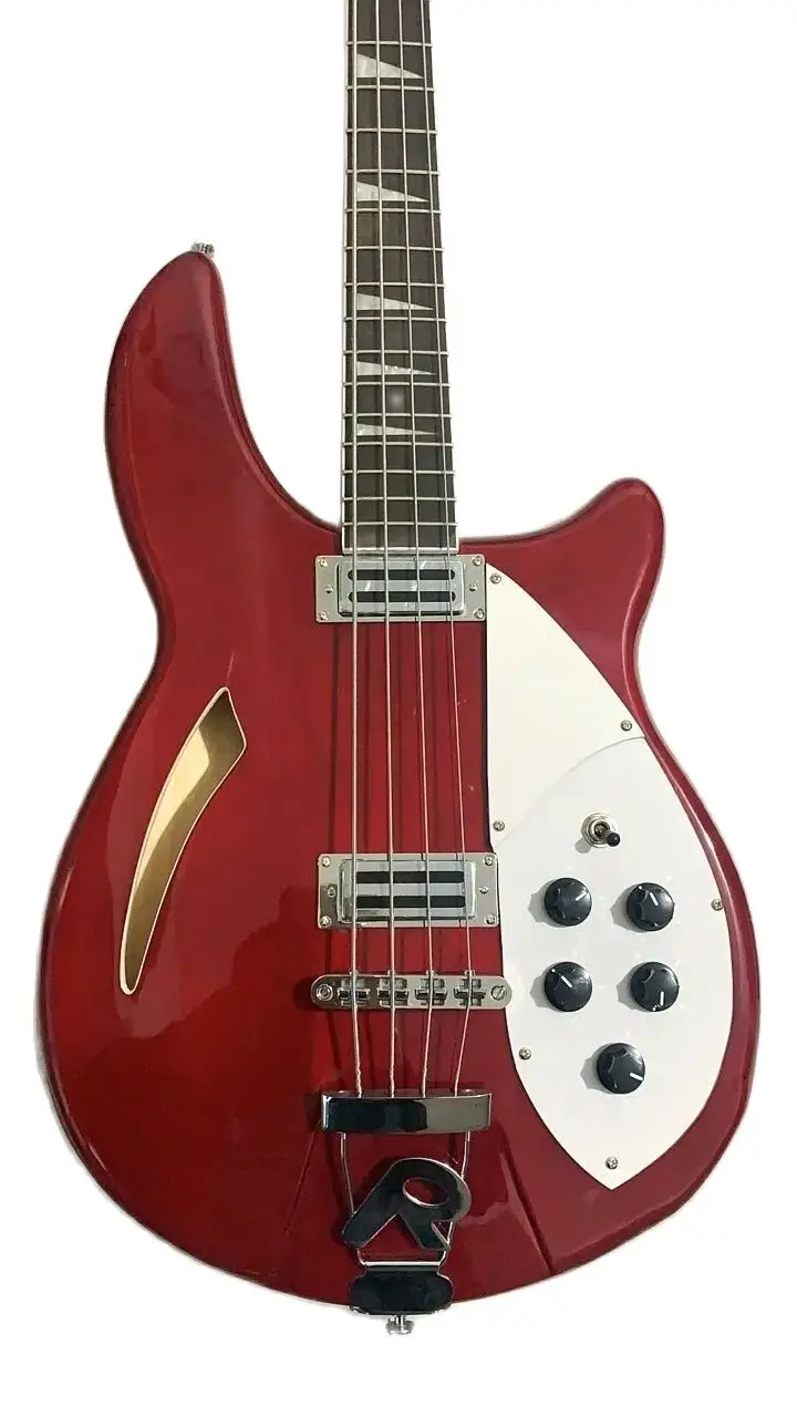 Free Shipping New Arrival 4 String Rickenbacker 4005 Electric Bass Guitar In Red 200407