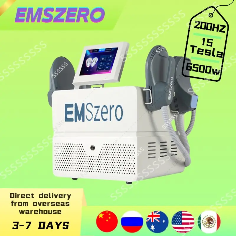 

EMSZERO Machines NEO RF EMS Electromagnetic Muscle Stimulator 2025 Professional Sculp 6500w 5 Handle Pelvic Girdle