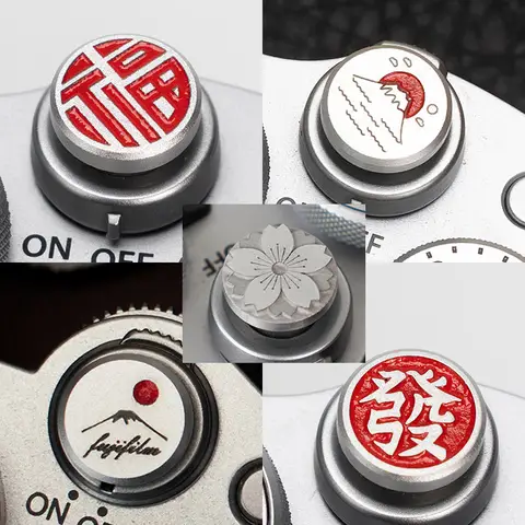 Pulsante di rilascio dell'otturatore in alluminio per fotocamera per Fujifilm XM5 XT5 XT20 100Vi 100V XT30 XT50 Xpro3 Leica Nikon Canon