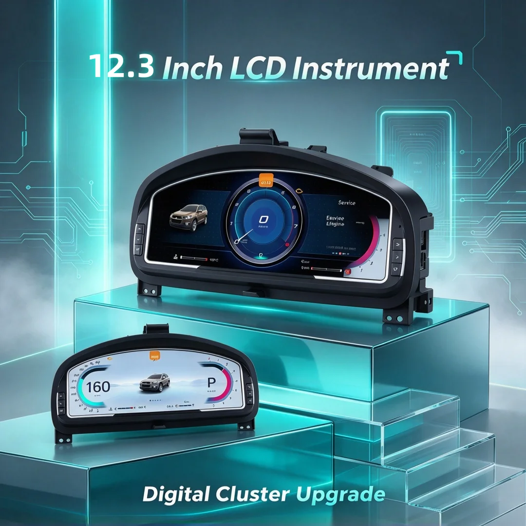 Instrument Panel Cluster Digital Dashboard For Land Rover Evoque 2012-2019 12.3 Inch LCD Dashboard Speedometer Linux System
