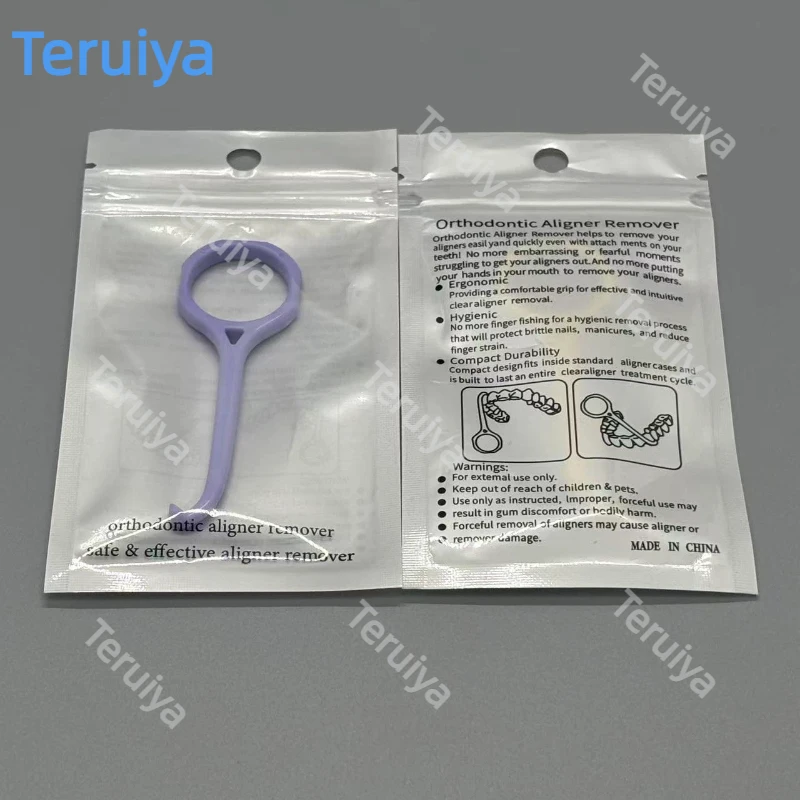 100Pcs Multi-Color Dental Aligner Removal Hook, Orthodontic Retainer Tool for Invisible Braces & Teeth Straightening