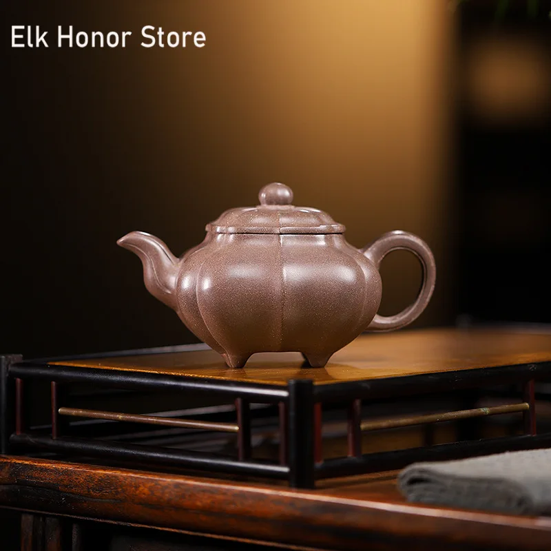 290ml Master Handmade Yixing Purple Clay Teapot Boutique Filter Beauty Kettle Chinese Zisha Tea Infuser Home Tea Set Accessories