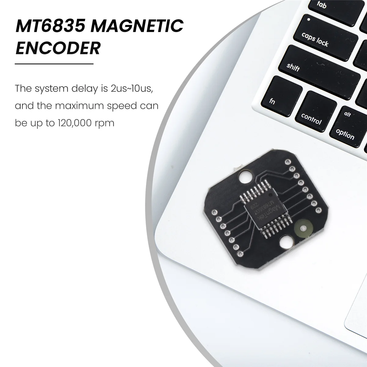 

ROO MT6835 Magnetic Encoder Module PWM/SPI Brushless Motor 21BIT Encoder Can Replace AS5048