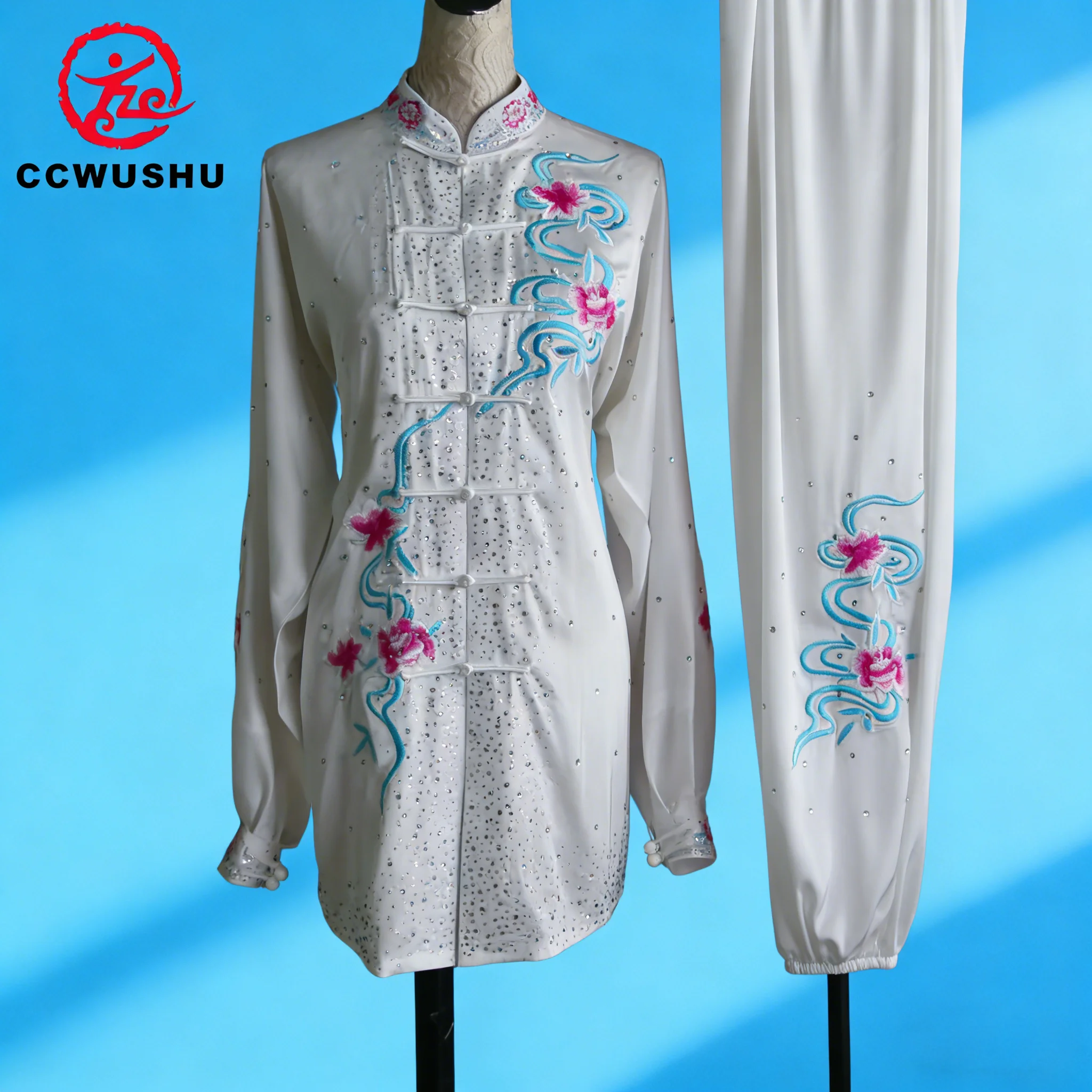 

Индивидуальная одежда для соревнований по боевым искусствам, вышитая одежда, одежда для ушу, тайцзи, униформа для чанцюань CCWUSHU