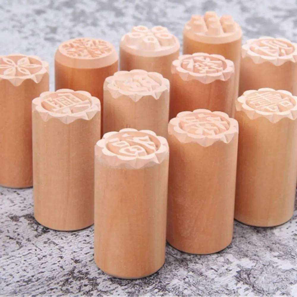 Manual Moon  Cake Maker Pastry Tools Hand Pressure Traditional Chinese Bakeware Cookie Moulds Dessert Seal Stamp Moon Cake Mold