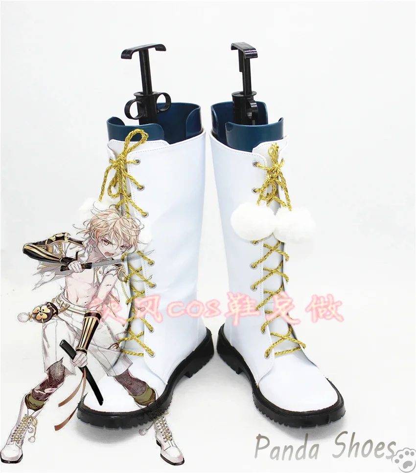 

Game The Sword Dance Monoyoshi Sadamune Cosplay Shoes Anime Cos Comic Cosplay Costume Prop Shoes for Con Halloween Party