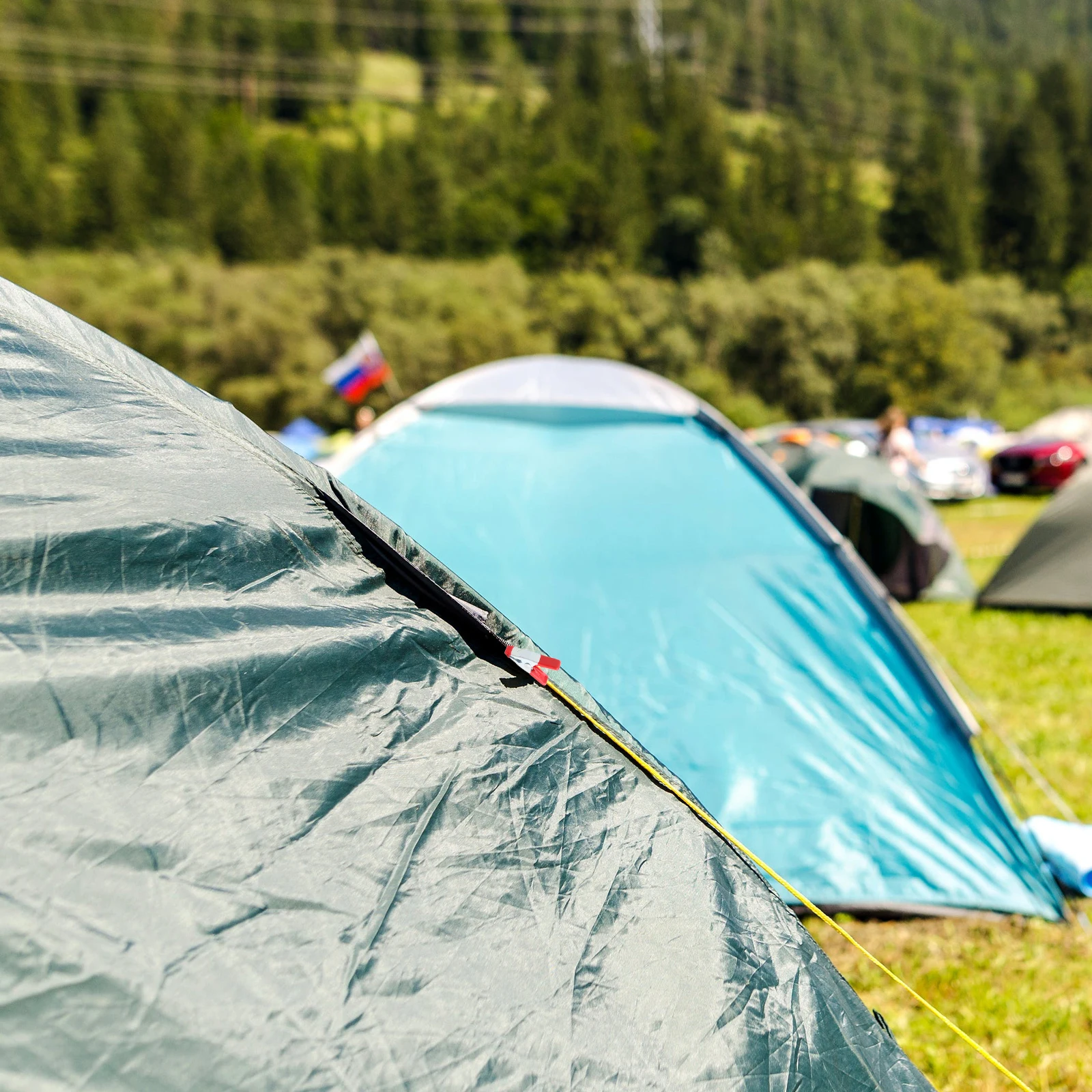 

8pcs Iron Spring Clamps Heavy Duty Tent Clips for Camping Outdoor Strong Alligator Clamp Red Large Pulling Force Practical