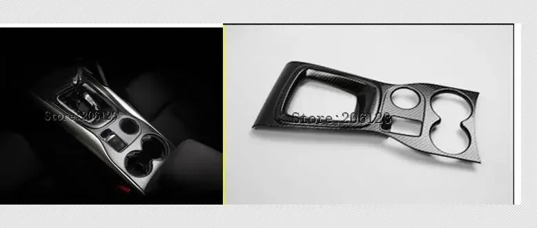 For Renault Kadjar 2016 2017  2018  Gear Shift Box Panel Frame Cover Trim Chrome Interior Water Cup Decoration Car-Styling