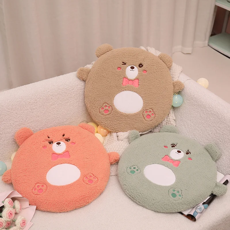 Bear Style Cushion  Cute Comfort Soft Can Be Placed Sofa Headstock Festivals For family friends For Decoration