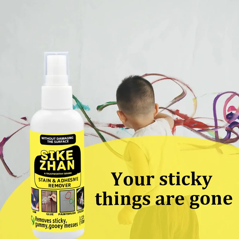 

Adhesive Remover for Chewing Gum, Glue & Sticker Residue | Multi‑Surface Cleaner for Home & Car | Fast‑Acting, No Residue