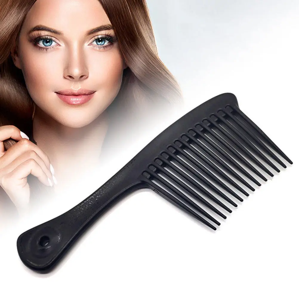 

4Pcs Anti-Static Wide Tooth Comb Set Premium Plastic Hair Styling Comb for Straight Curly Wavy Thick Hair Detangling