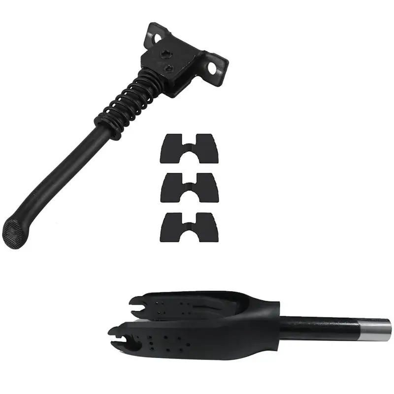 

Foldable Foot Support Electric Scooter Kickstand For Xiaomi M365 / M365 Pro Black & Scooter Front Wheel Bracket Fork