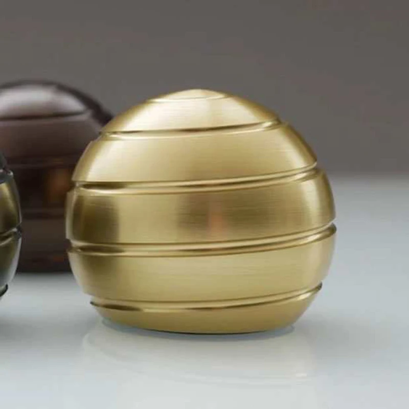 Jouet de bureau cinétique, Illusion d'optique, balle rotative en métal, grande taille 55MM, anti-Stress, jouets pour adultes et adolescents, cadeaux