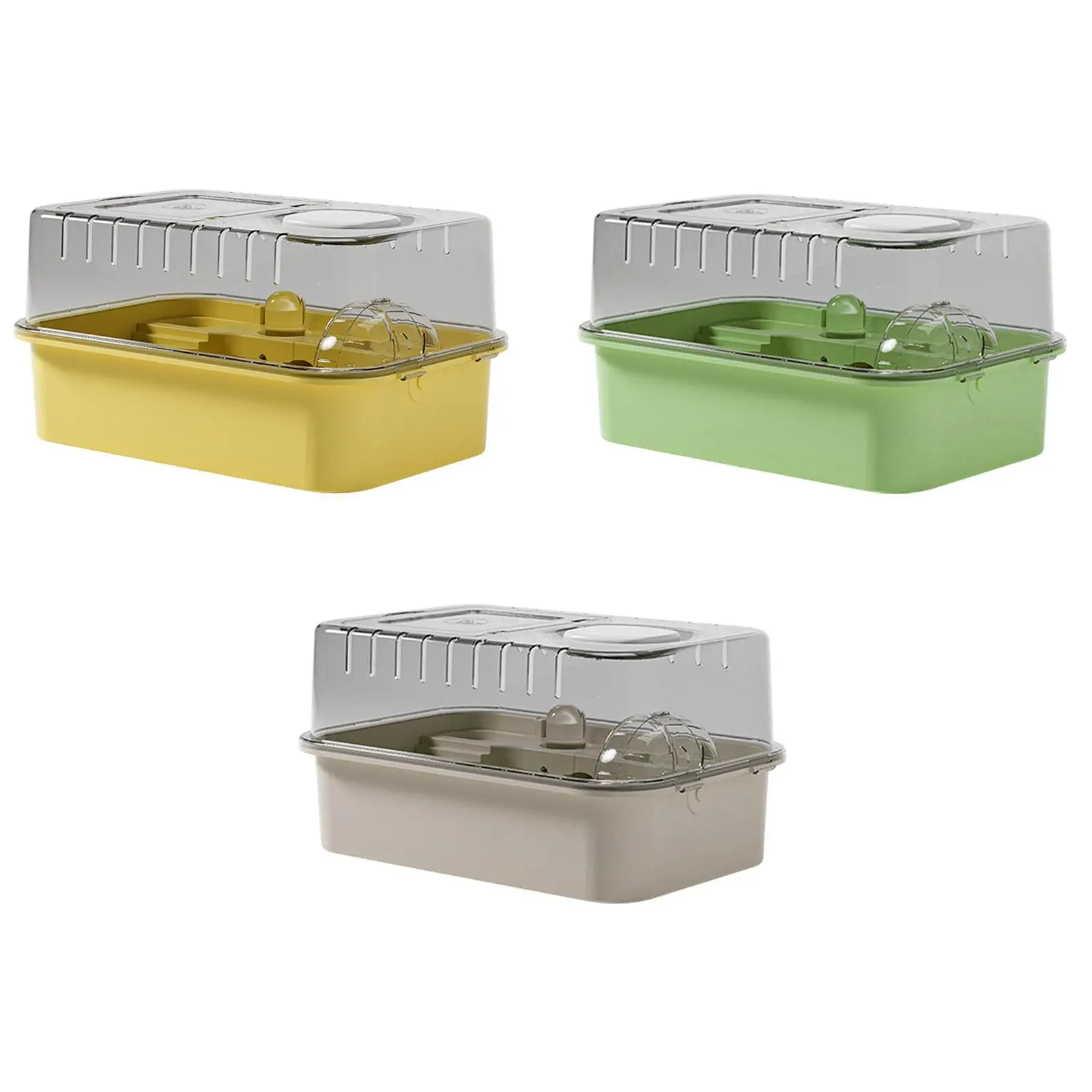 Hamster Cage Transparent Breathable House for Mice Small Animals Rabbit