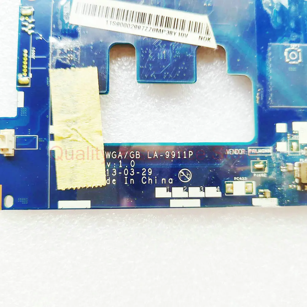 Imagem -03 - Placa-mãe Portátil para Notebook Lenovo G505 La-9911p La-9911p Vawga gb Mainboard Cpu a6 Ddr3 Trabalho 100 Testado