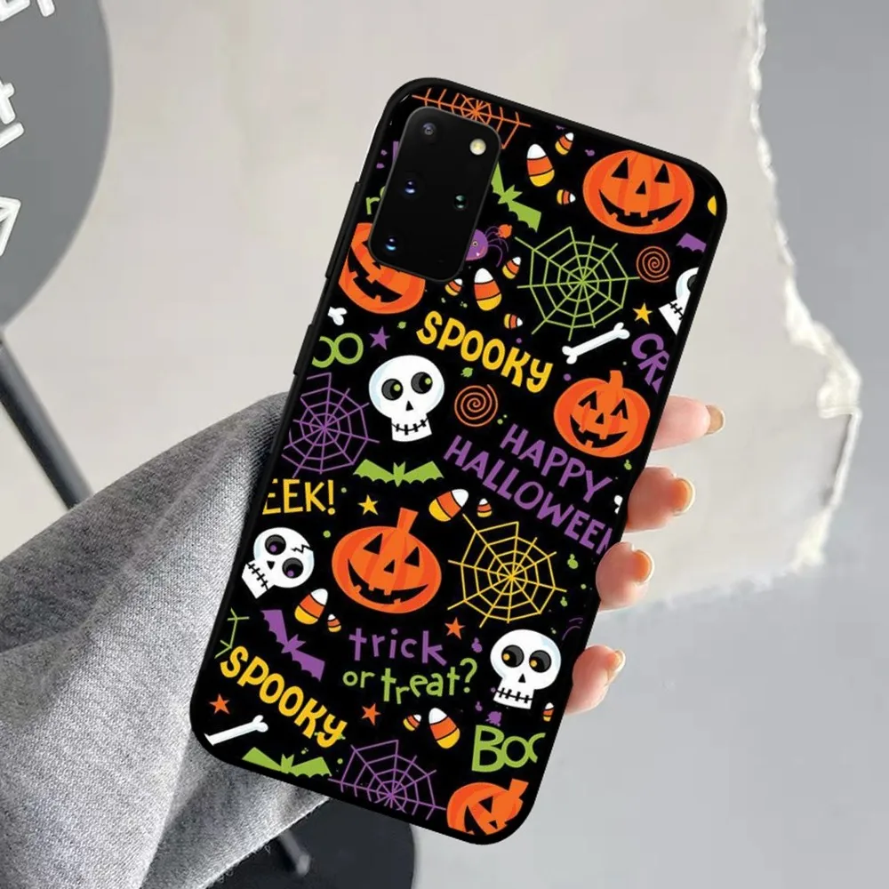 Halloween fall autumn Phone Case For Samsung S 9 10 20 21 22 23 30 23 24 plus lite Ultra FE S10lite Fundas