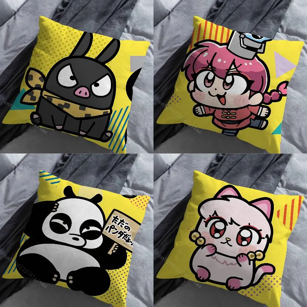 Ranma Nibun no Ichi Throw Pillow Case Living Room Sofa Cushion Cover For Home Bedroom Decoration Protector