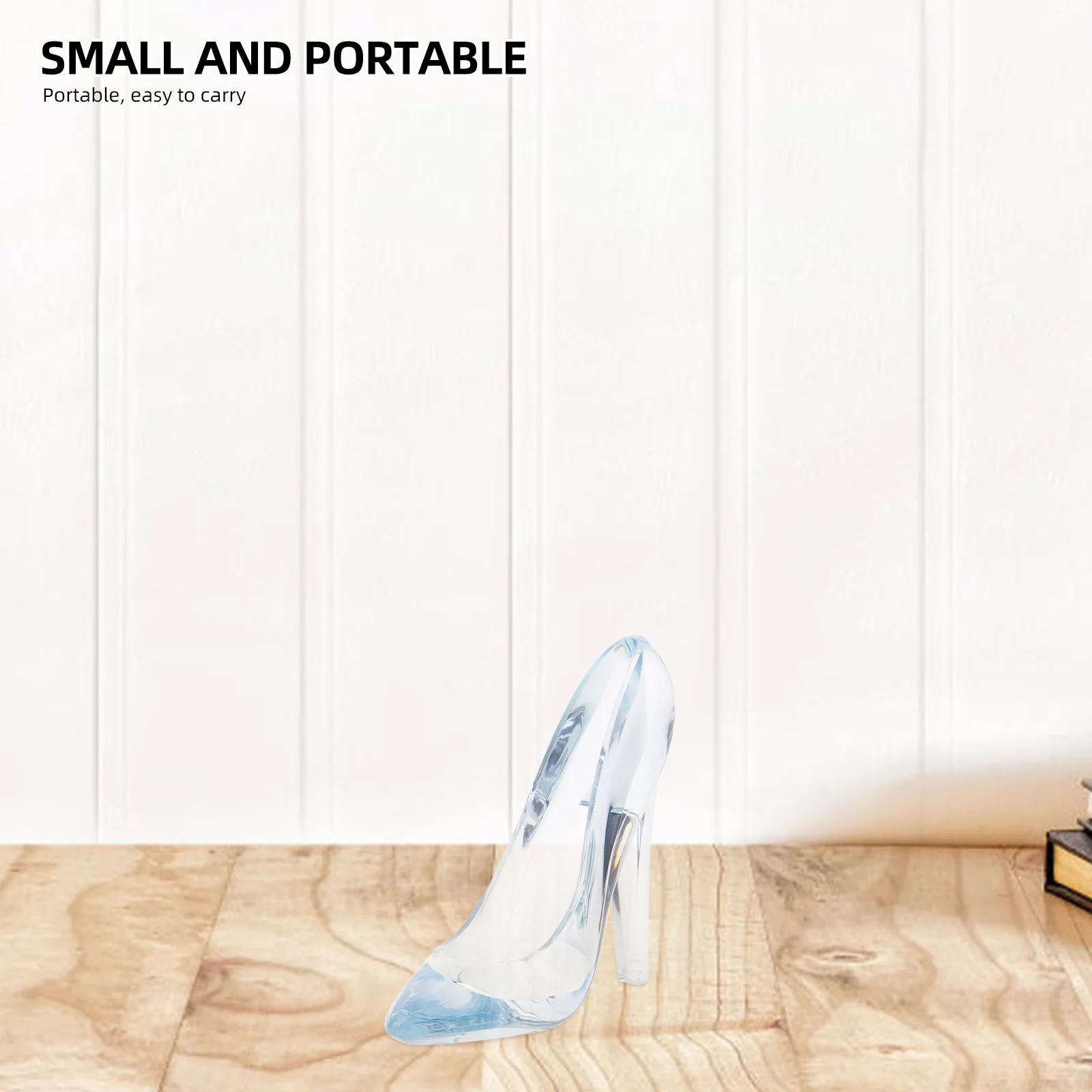 

Crystal Slipper Ornament Princess High Heel Shoe Desktop Decor For Wedding Party Home Table Decoration