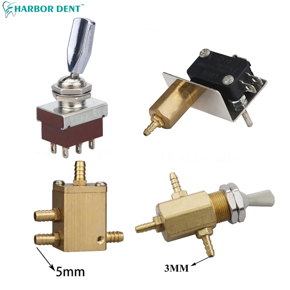 1Pc Dental Chair Accessories Connector Dental Handpiece Conversion Head Dental Light Switch Foot Switch