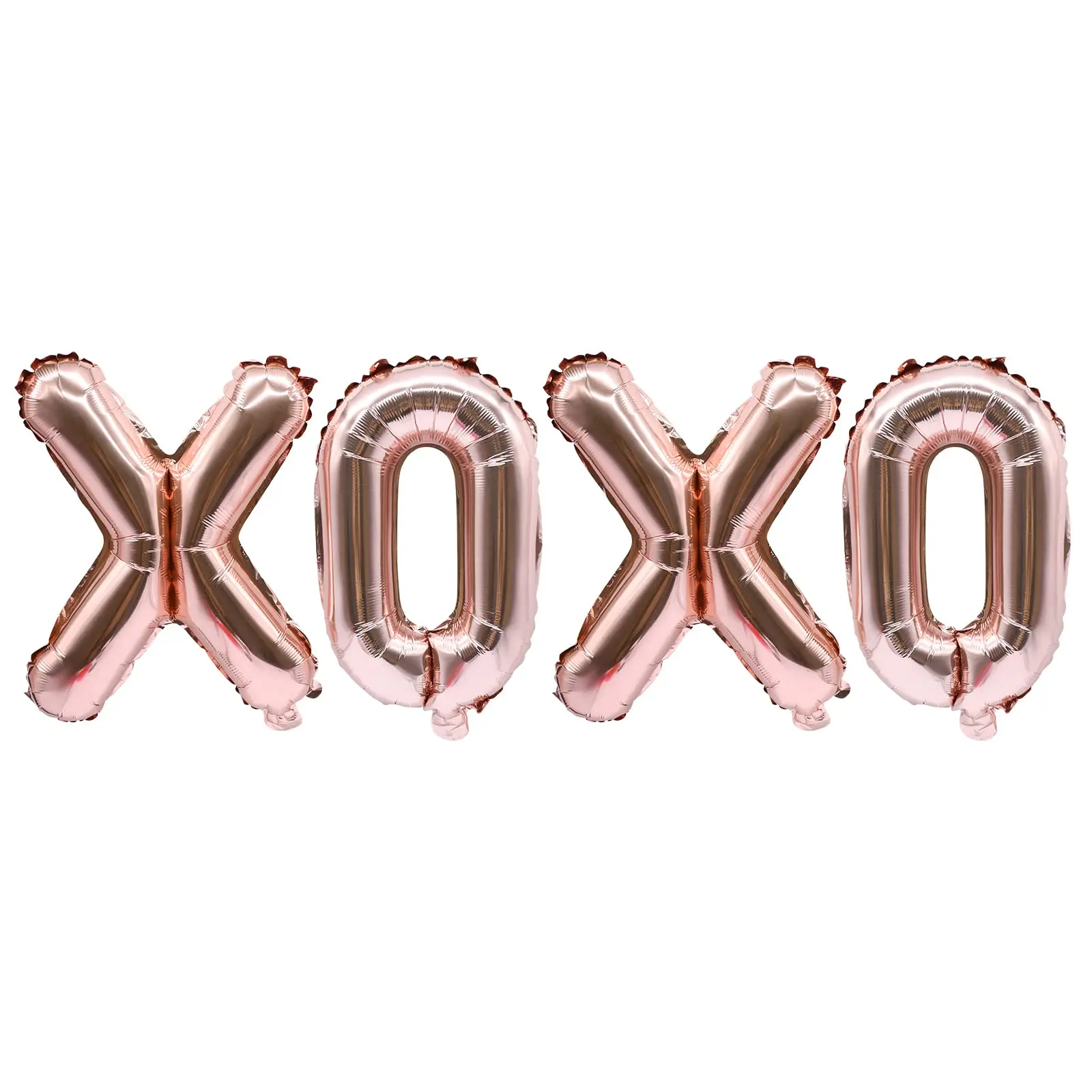 16inch Rose Gold Xoxo Letter Balloon Valentine's Day Decoration Love Foil Balloon Wedding Party Decoration Helium Balloon