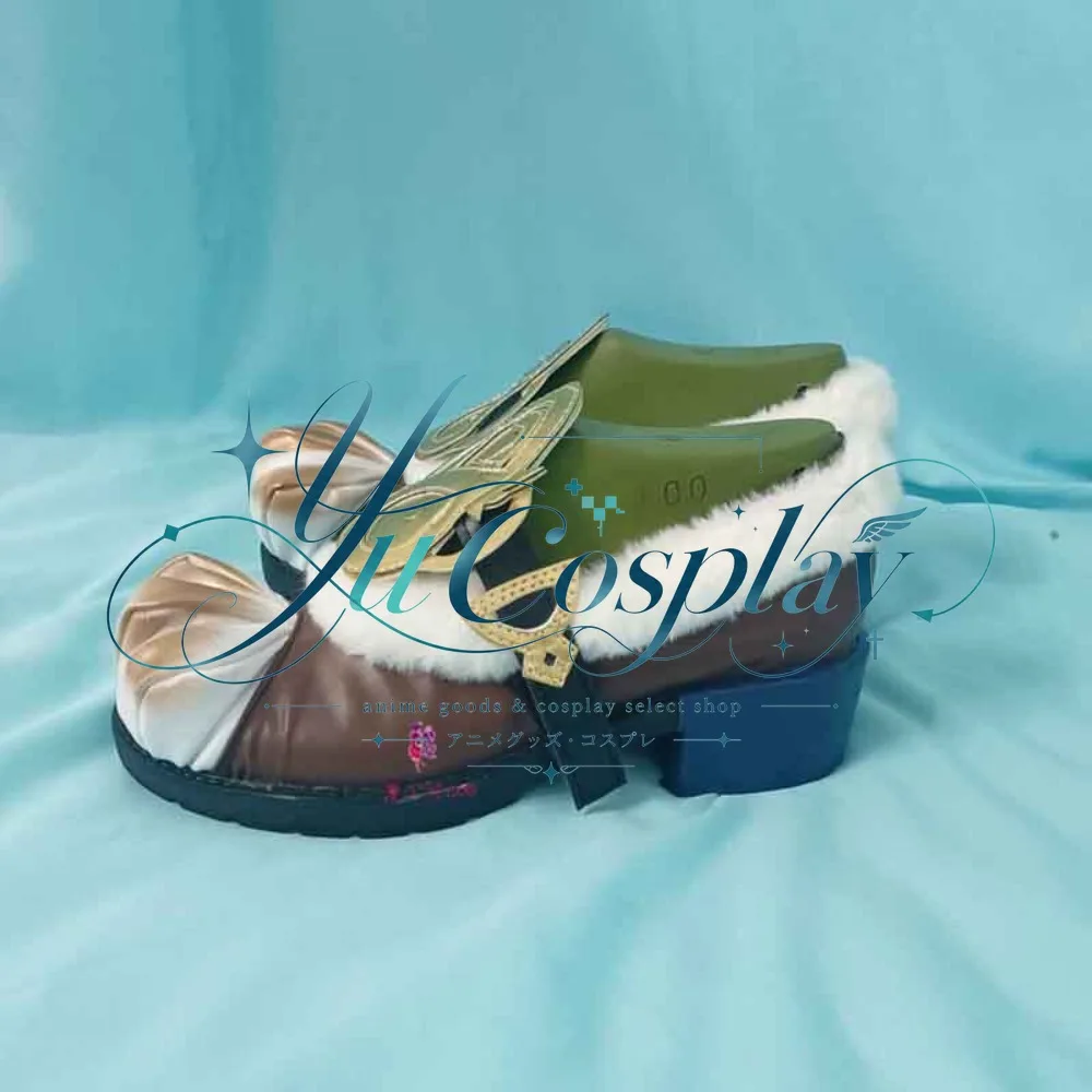 Game Aurora Spirit Rabbit Cosplay Shoes Custom Anime Game Boots Fantasy Costume Footwear