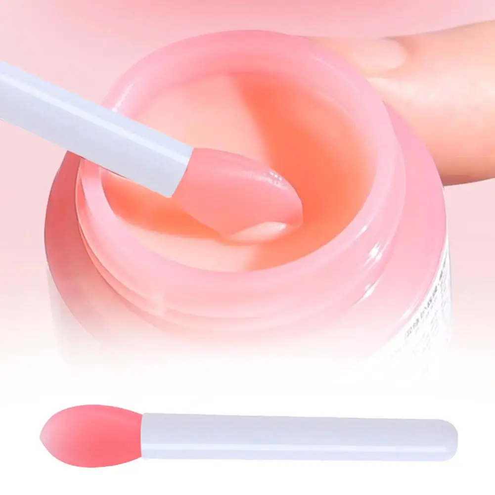 Pennello per labbra rosso (pennello per labbra in silicone Pennello per trucco per rossetto Pennello per trucco per occhi Strumenti per rossetto Ombra J0F2
