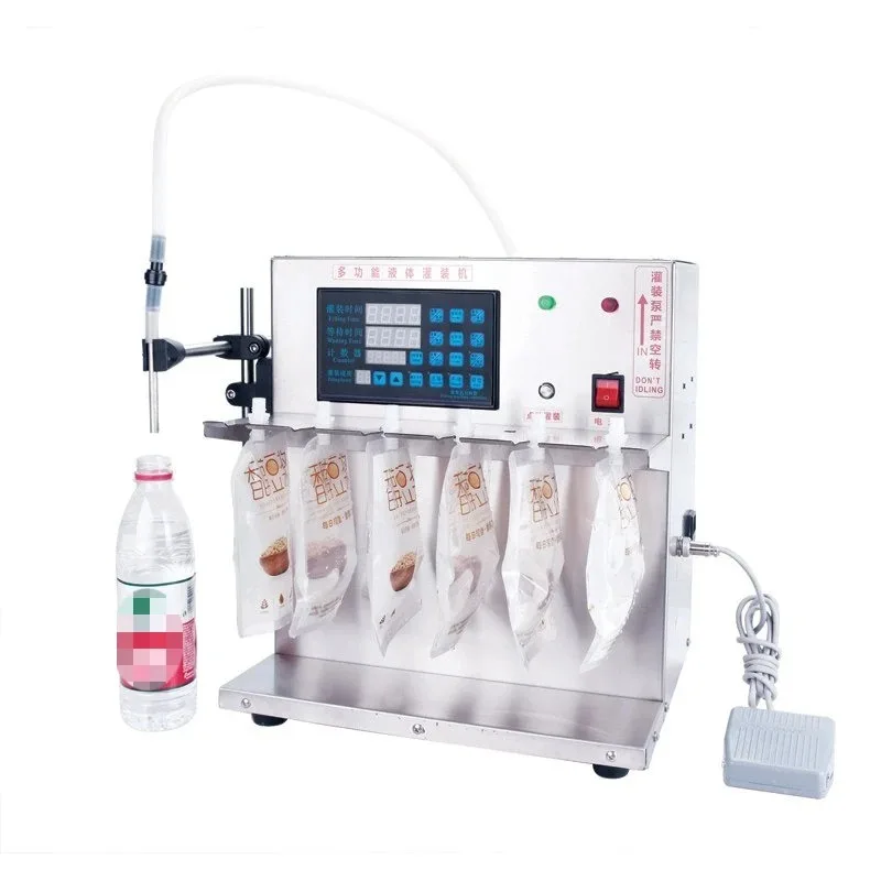 

Automatic Soymilk Spout Pouch Filling Machine for Soup Rice Noodle Broth Liquid Packaging Equipment Tool Set Home