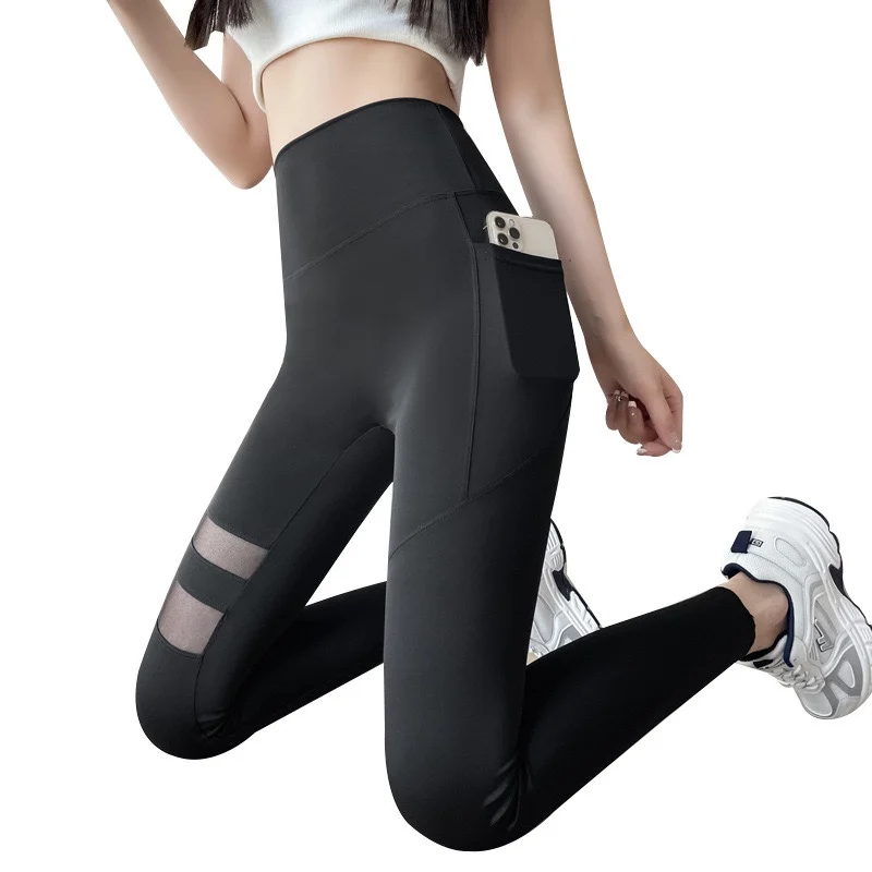 Sexy Me Yoga Pants High Waist Butt Lifting Slimming Thin Summer Outdoor Sports Long Trousers Fitn Girls Faionable