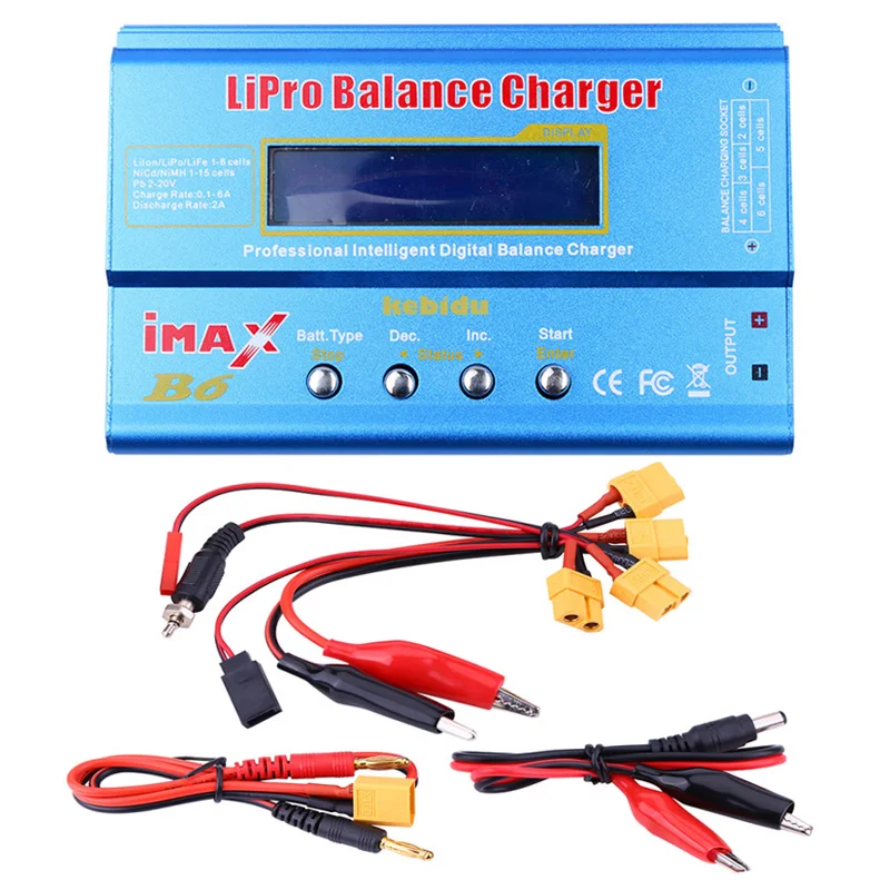 IMAX B6 80W Batterijlader Lipo NiMh Li-ion Ni-Cd Digitale Lipro Balanslader Ontlader Wisselstroom 12V 5A Adapter Voor Rc Auto