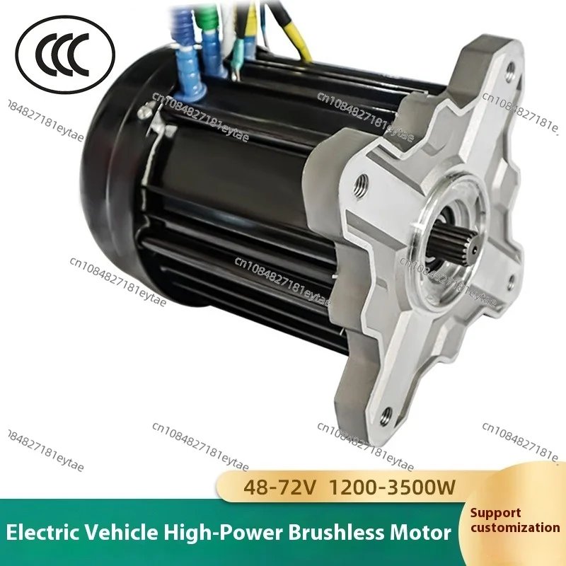 60V 2000W 3000W Square Wave Brushless Motor for Electric Tricycle High Power E Bike Engine