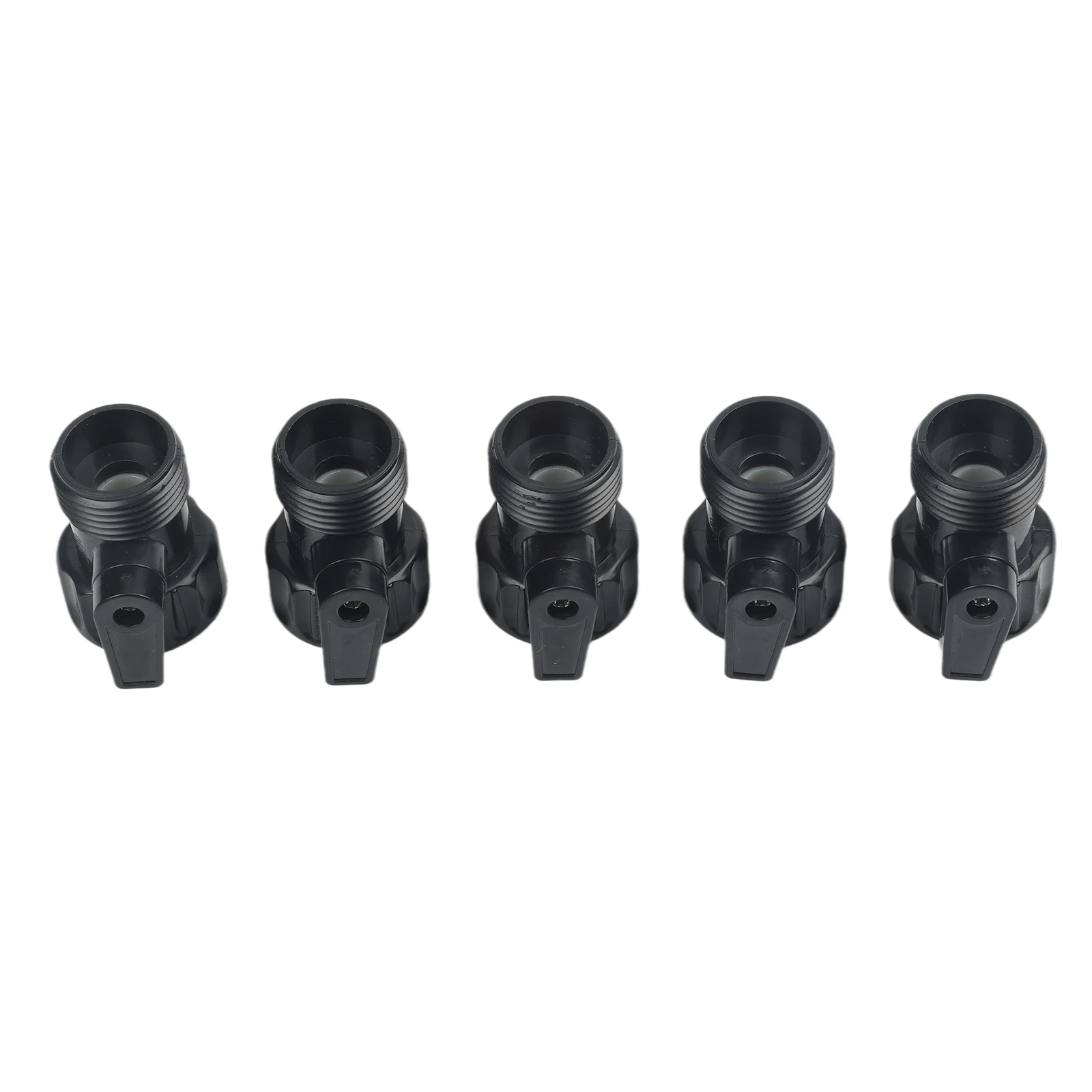 Set of 12 3/4 Inch Plastic Shut Off Valves for Garden Hose Water Control Suitable for Irrigation Sprinklers and RV Hose Systems