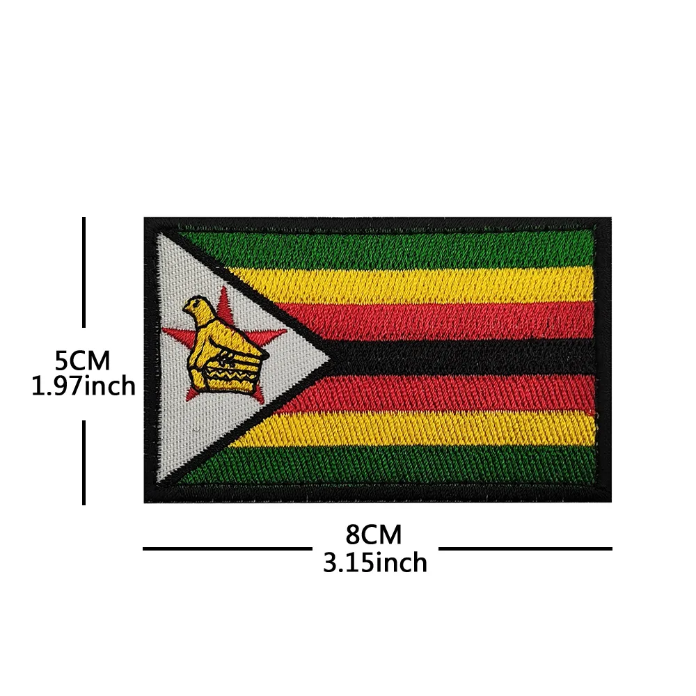 Parche bordado bandera África – Tanzania, Namibia y Ruanda - imagen 5