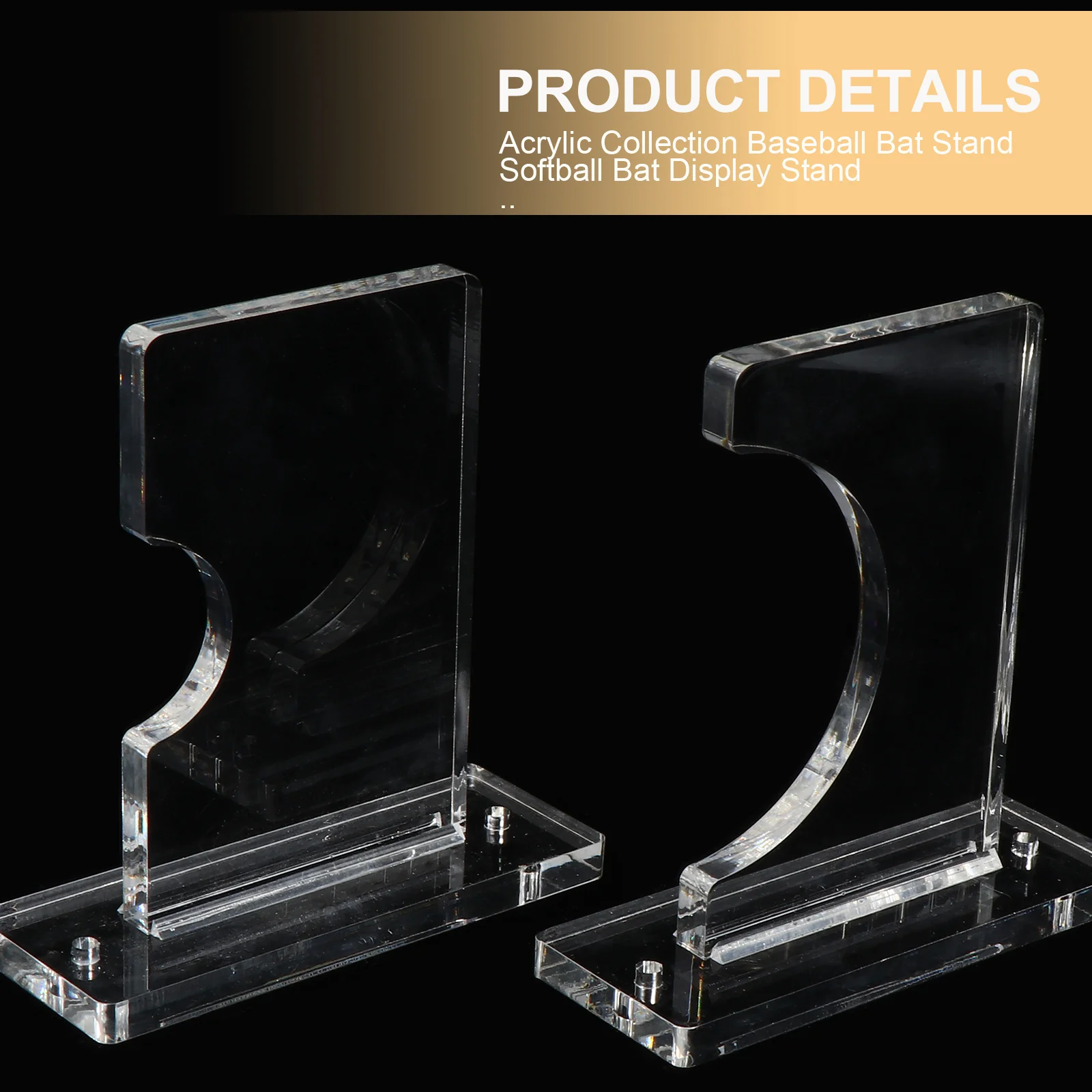 

Baseball Bat Display Rack Storage Shelf Shelves Acrylic Display Holder Softball Rack Household