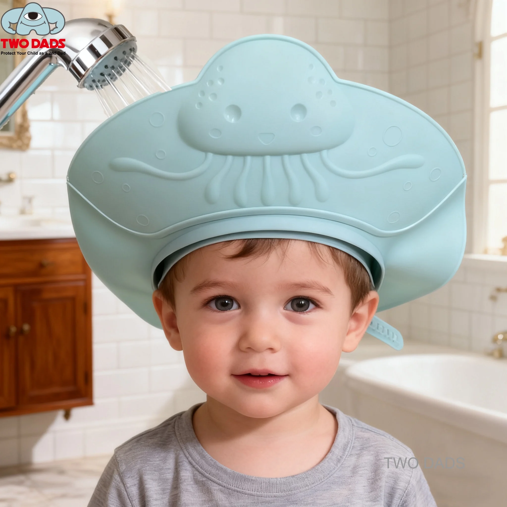 

Shower cap Eye and Ear Protection Silicone Shampoo Hat Baby and Child Waterproof Shower Shampoo Hat sun hat