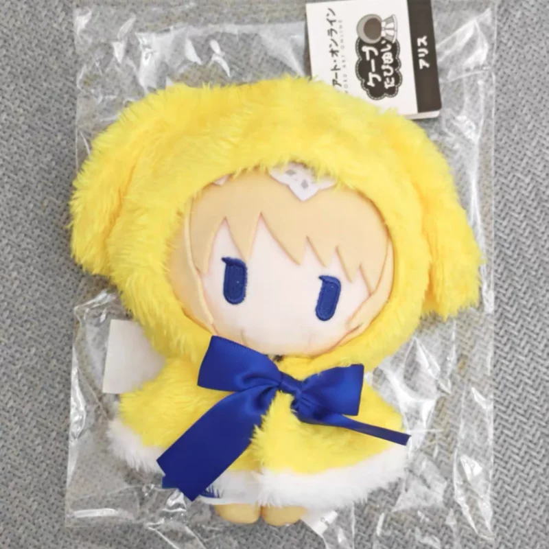 Sword Art Online Cape - ตุ๊กตาผ้ากำมะหยี่ดาบพิฆาตอสูรออนไลน์ (Tapioca Collectible) พร้อมเสื้อคลุมถอดได้ ของเล่นตุ๊กตาผ้าอนิเมะนุ่มๆ ของตกแต่งตั้งโต๊ะสำหรับแฟนๆ