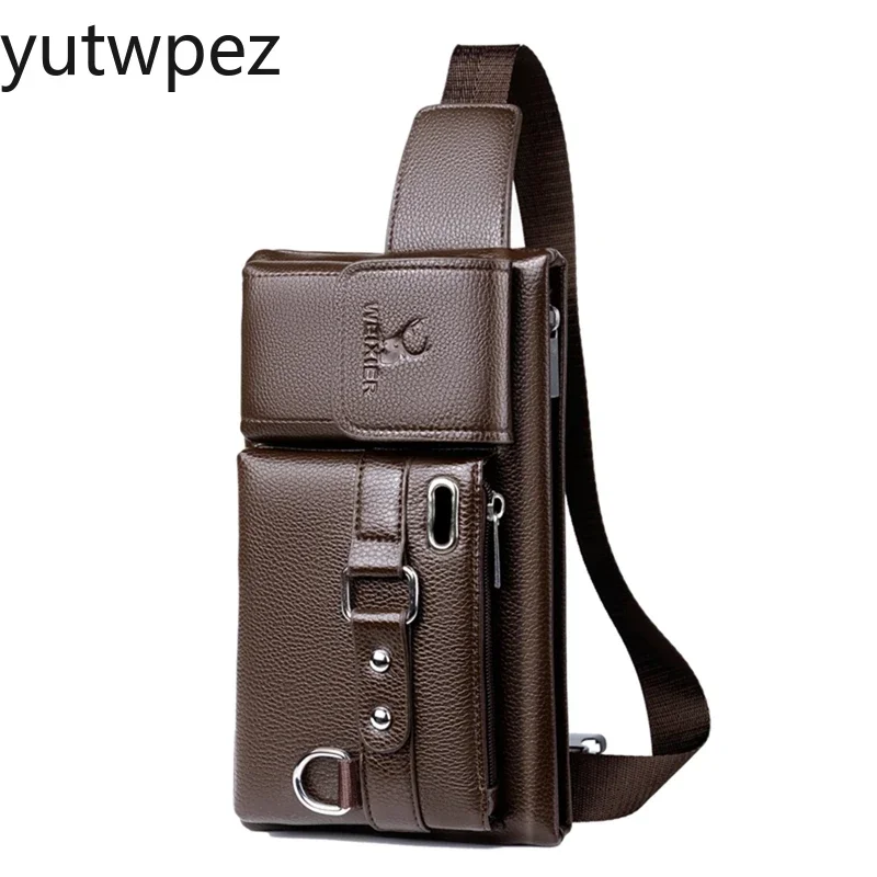 Outdoor Cycling Motorcycle Unisex SShoulder Climbing Multi-Function Sports Running Large-Capacity Waist Men Chest Bag Casual